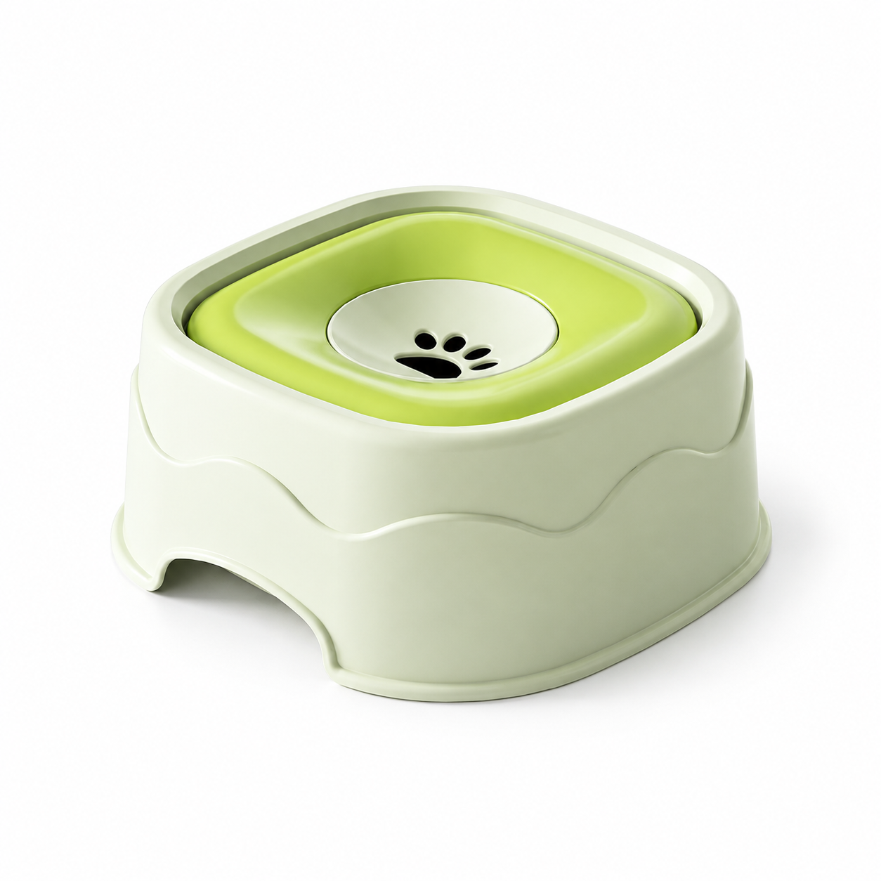 Fresh Green RippleSip floating water bowl