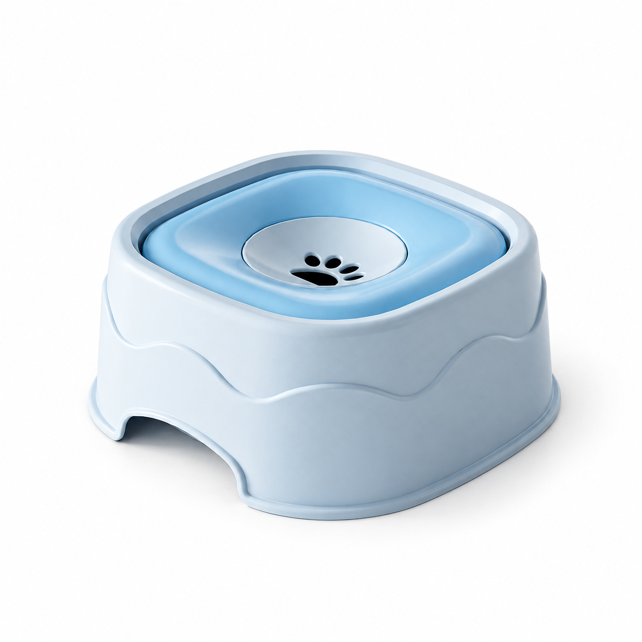 Sea Salt Blue RippleSip floating water bowl